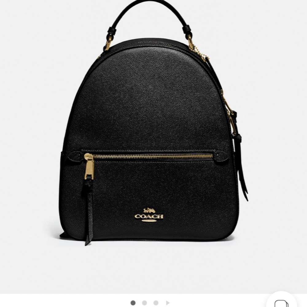 COACH Blk/Gold Jordyn Backpack Style No. F76624